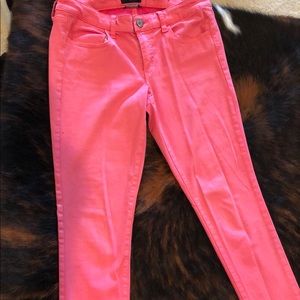 Old Navy Pink skinny jeans Sz 8